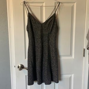 Divided medium shimmer dress for formal events